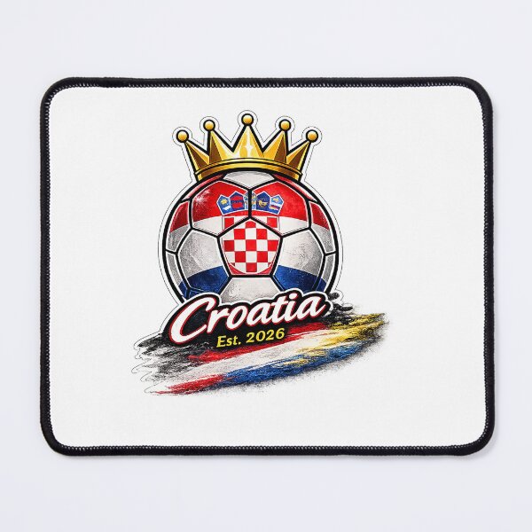 Item preview, Croatia 2026 Soccer Fan designed and sold by QuiteOrbit.