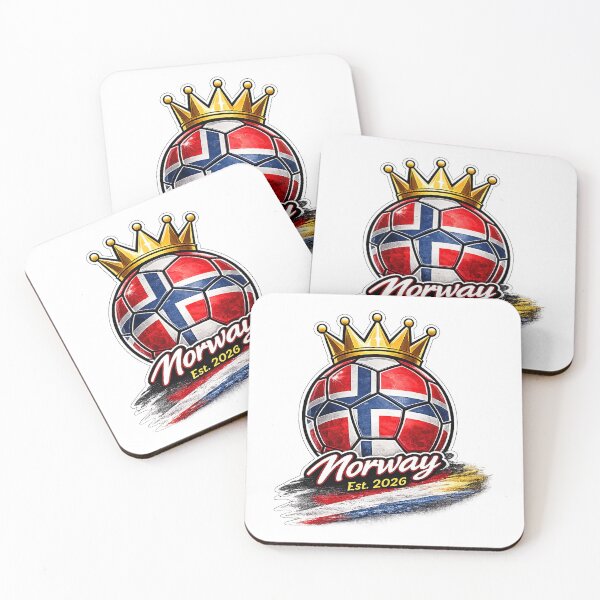 Item preview, Vintage Norwegian Flag Retro Norway Soccer 2026 designed and sold by QuiteOrbit.