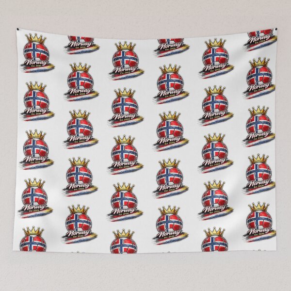Item preview, Vintage Norwegian Flag Retro Norway Soccer 2026 designed and sold by QuiteOrbit.