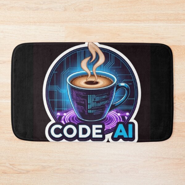 Item preview, Code AI Programmer Sticker for Developers and Tech Enthusiasts designed and sold by skillifyme.