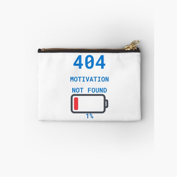 Item preview, 404 Motivation Not Found | Funny Productivity & Office Humor T-Shirt designed and sold by ConsolAssoc Creative Studio.