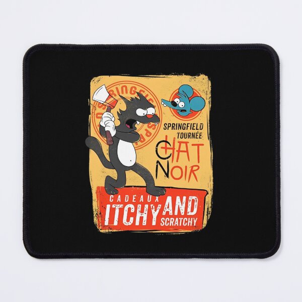 Item preview, Itchy and Scratchy Le Chat Noir Parody designed and sold by Moonpaw-Whimsy.