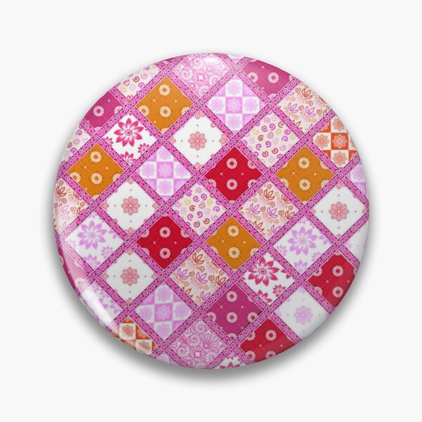 Item preview, Argyle Floral Patchwork designed and sold by birdieco.