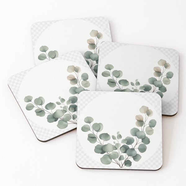 Item preview, Minimal Eucalyptus Wreath | Sage Green Botanical Leaves Design designed and sold by GalleryPeak.
