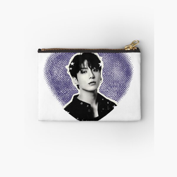 Item preview, Jungkook Y2K Style Portrait - Minimalist Purple Heart designed and sold by Mooncreates7.