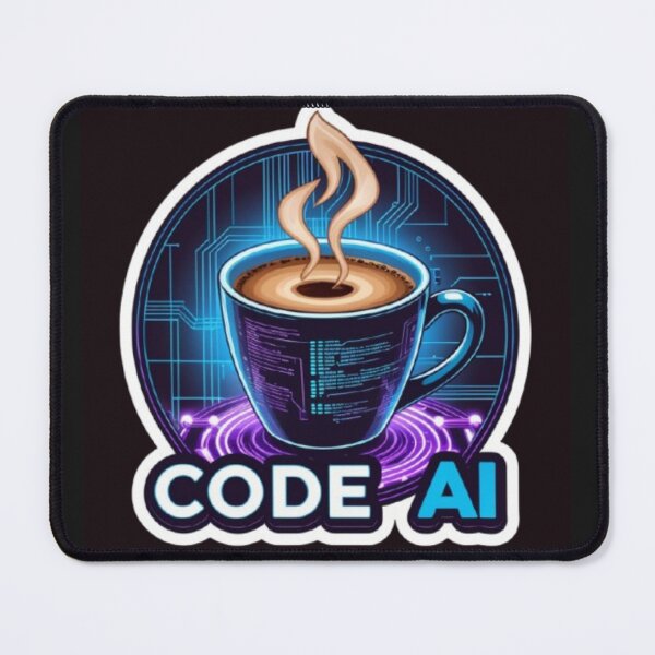 Item preview, Code AI Programmer Sticker for Developers and Tech Enthusiasts designed and sold by skillifyme.