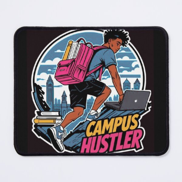 Item preview, Campus Hustler Motivational Student Sticker for College and University Students designed and sold by skillifyme.