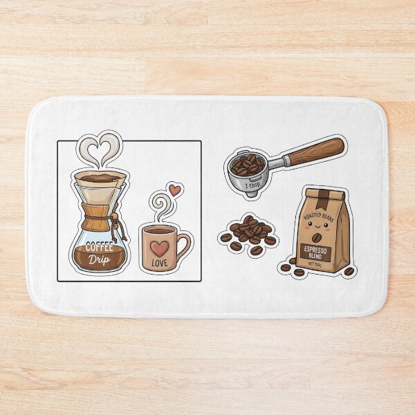 Item preview, Cute Illustration of Coffee Icon designed and sold by Pim-Crystal.