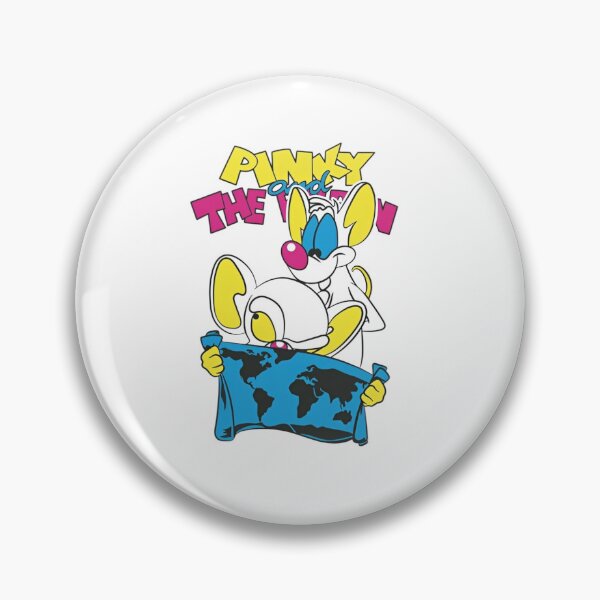 Item preview, Pinky and The Brain World Map designed and sold by Moonpaw-Whimsy.