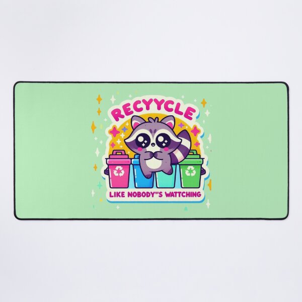 Item preview, Recycle Like Nobody's Watching Raccoon designed and sold by carestazafeli.