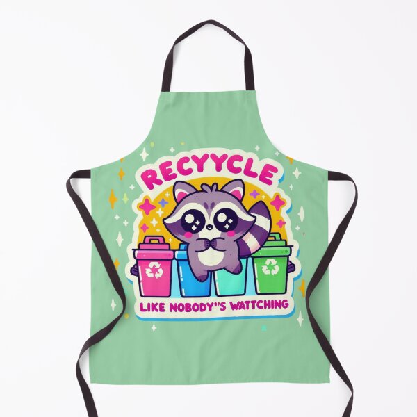 Item preview, Recycle Like Nobody's Watching Raccoon designed and sold by carestazafeli.