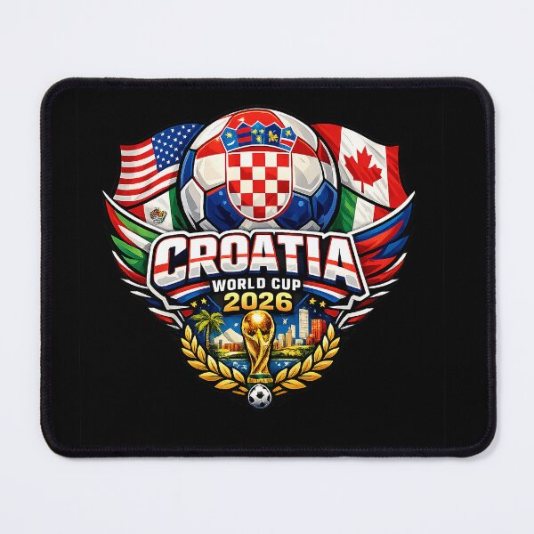 Item preview, Croatia 2026 Football Supporter Vintage Checkered Pride Design designed and sold by wmtaylor6.