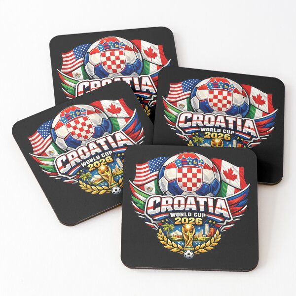 Item preview, Croatia 2026 Football Supporter Vintage Checkered Pride Design designed and sold by wmtaylor6.