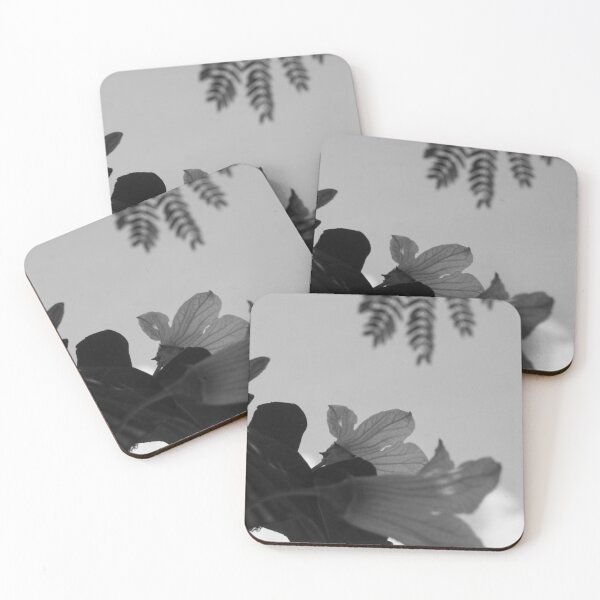 Item preview, B&W - Behind White Flowers designed and sold by ROSE ANN BANILAR.