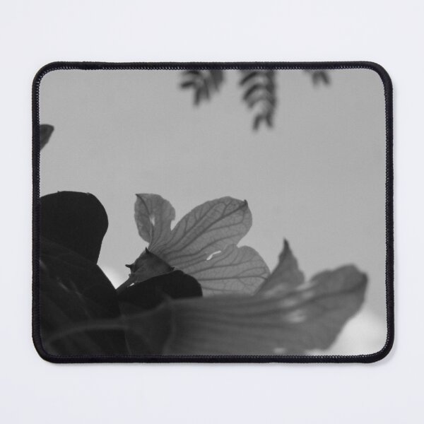 Item preview, B&W - Behind White Flowers designed and sold by ROSE ANN BANILAR.