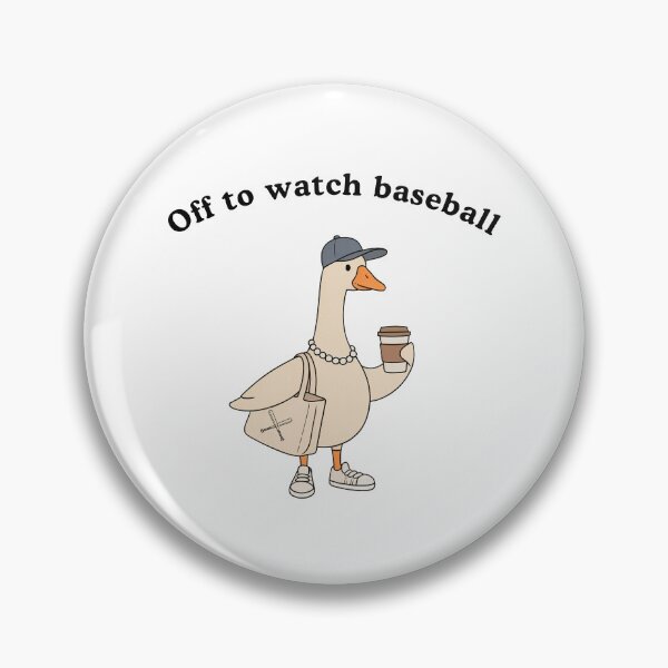 Item preview, Off To Watch Baseball Funny designed and sold by suhairee-studio.