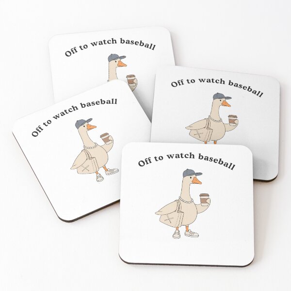 Item preview, Off To Watch Baseball Funny designed and sold by suhairee-studio.