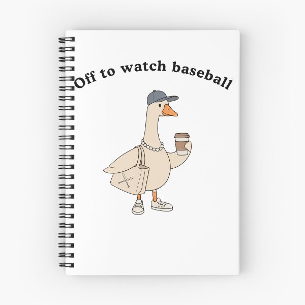 Item preview, Off To Watch Baseball Funny designed and sold by suhairee-studio.