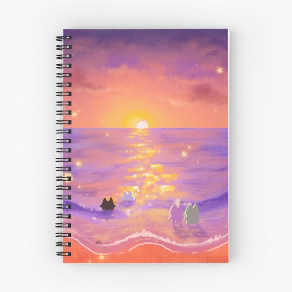 Item preview,  Cute Cats at the Beach at Dusk designed and sold by Plaifa-Art.