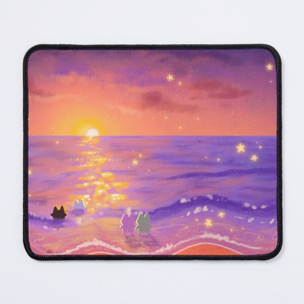 Item preview,  Cute Cats at the Beach at Dusk designed and sold by Plaifa-Art.