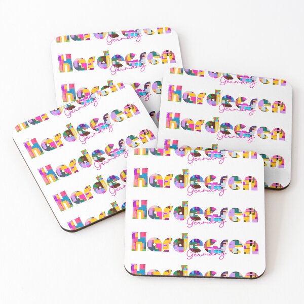 Item preview, Hardegsen, Germany, Vibrant Abstract City Typography Art designed and sold by Wanderful-roads.