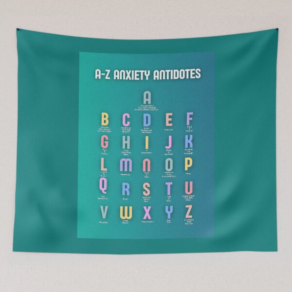 Item preview, A-Z Anxiety Antidotes designed and sold by Emilyromrell.