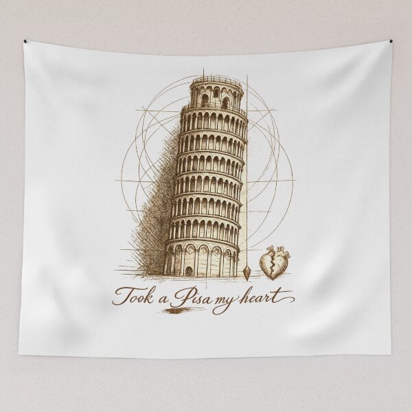 Item preview, Took a Pisa My Heart designed and sold by KungPowUnicorn.