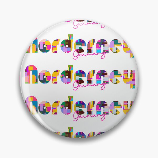 Item preview, Norderney, Germany, Vibrant Abstract City Typography Art designed and sold by Wanderful-roads.