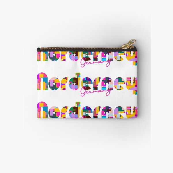 Item preview, Norderney, Germany, Vibrant Abstract City Typography Art designed and sold by Wanderful-roads.