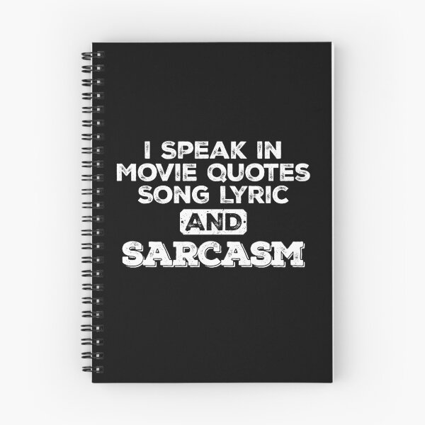 Item preview, I Speak In Movie Quotes Song Lyric & Sarcasm designed and sold by berlicaferinz.