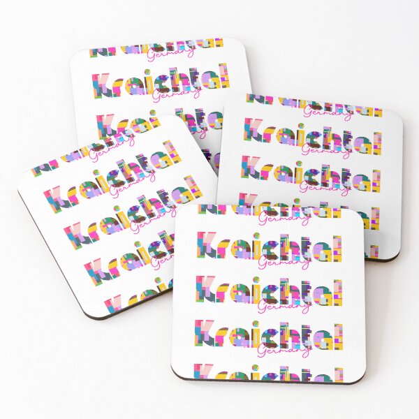 Item preview, Kraichtal, Germany, Vibrant Abstract City Typography Art designed and sold by Wanderful-roads.