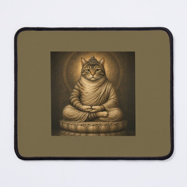 Item preview, Buddha Cat  designed and sold by Nene Bird Designs.