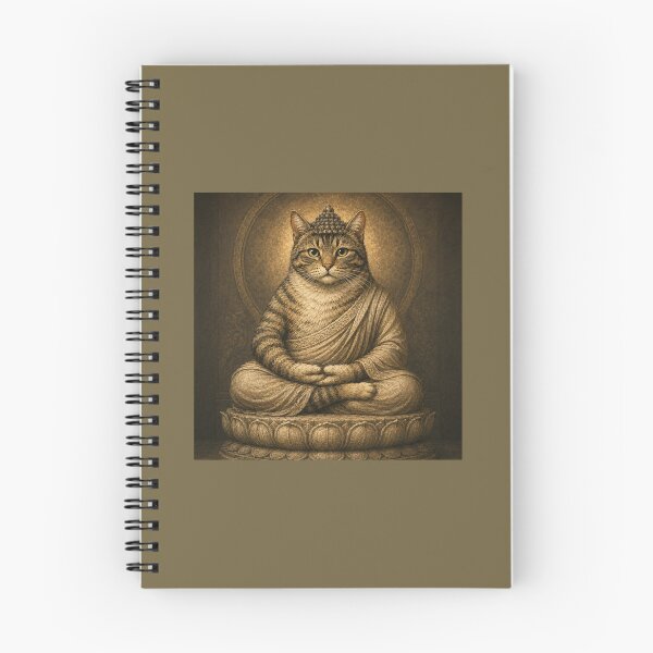 Item preview, Buddha Cat  designed and sold by Nene Bird Designs.