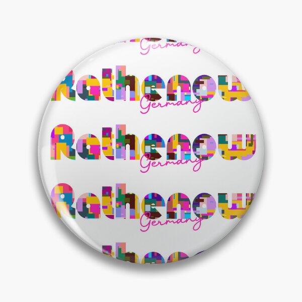 Item preview, Rathenow, Germany, Vibrant Abstract City Typography Art designed and sold by Wanderful-roads.