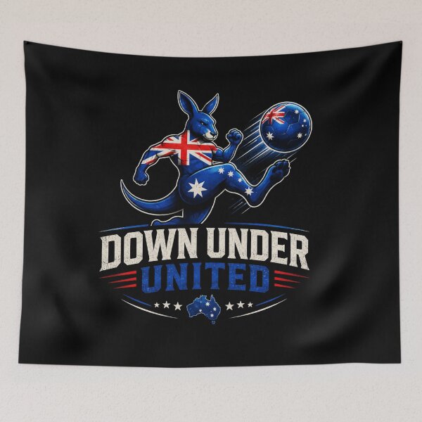 Item preview, Down Under United Australia Soccer Kangaroo Shirt | Australian Football Fan Merch designed and sold by Prime legend .