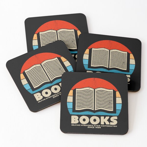 Item preview, Retro Vintage Book - Helping Introverts Avoid Conversation Since 1454 designed and sold by berlicaferinz.