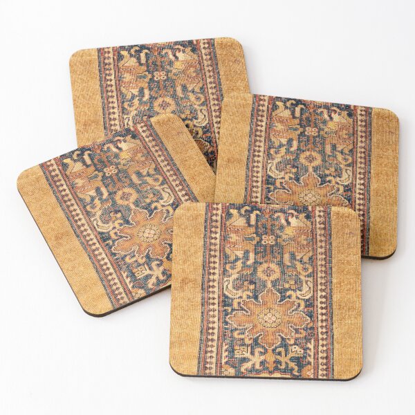 Item preview, Turkmenistan Rug, Central Asia Print designed and sold by Vicky Brago-Mitchell®.
