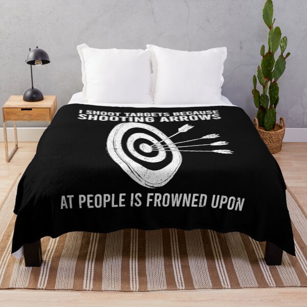 Item preview, I Shoot Targets Because Shooting Arrow At People is Frowned Upon designed and sold by berlicaferinz.