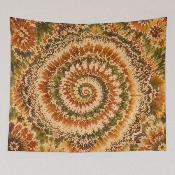 Item preview, Earth Tone Tie Dye Bohemian Hippie Abstract Watercolors designed and sold by PinUpPizzazz.