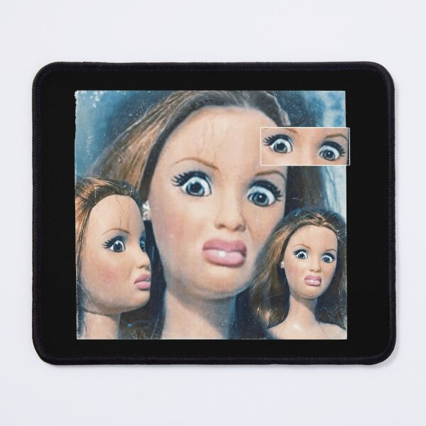 Item preview, Retro Cringing Fashion Doll Funny Disgusted Face Meme designed and sold by Vermanartist.