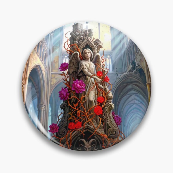 Item preview, Epic Dark Fantasy & Gothic Cathedral Wall Art (3:4) designed and sold by Cyber-ART-Studio.