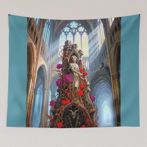 Item preview, Epic Dark Fantasy &amp; Gothic Cathedral Wall Art (3:4) designed and sold by Cyber-ART-Studio.