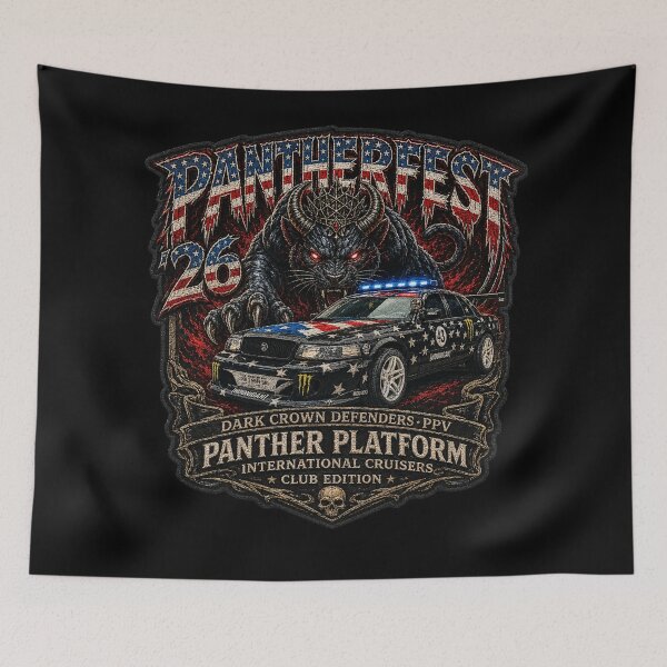 Item preview, Pantherfest 26 HooniVic Tribute | Dark Crown Defenders PPV Panther Platform International Cruisers Club Edition designed and sold by SEVERTREND APPAREL .