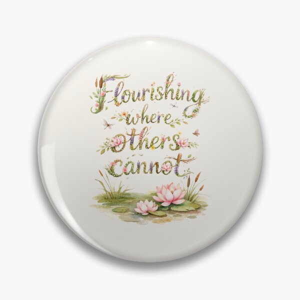 Item preview, Flourishing Where Others Cannot Water Lily Art designed and sold by EmpoweredEchoesSpirit.
