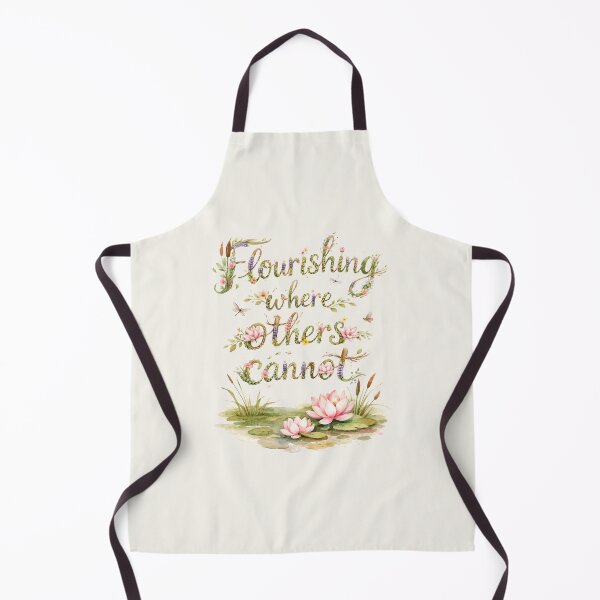 Item preview, Flourishing Where Others Cannot Water Lily Art designed and sold by EmpoweredEchoesSpirit.