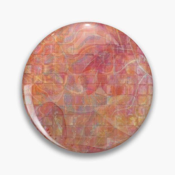 Item preview, Floral Orange Tiles designed and sold by birdieco.