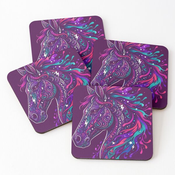 Item preview, Cosmic Neon Horse designed and sold by PlengPoomofArts.
