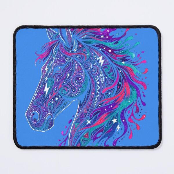 Item preview, Cosmic Neon Horse designed and sold by PlengPoomofArts.