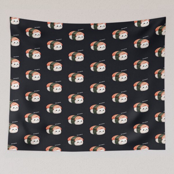 Item preview, Sushi Meowsterpiece designed and sold by Wobble Studio.