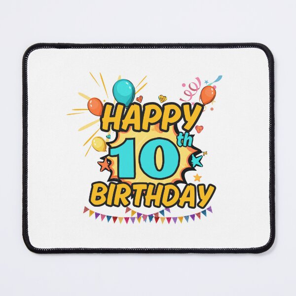 Item preview, Happy 10th Birthday Party Design designed and sold by variant designer.